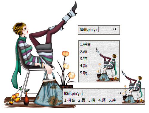 皮肤预览