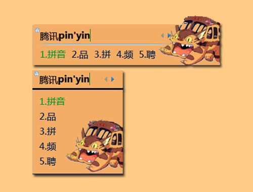 皮肤预览