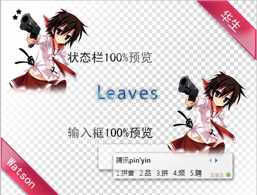 皮肤预览