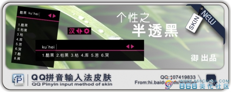 皮肤预览