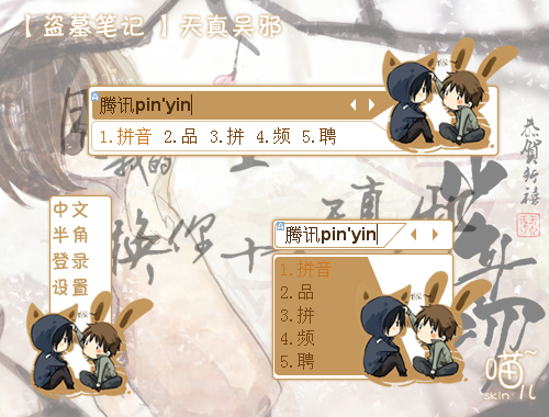 皮肤预览