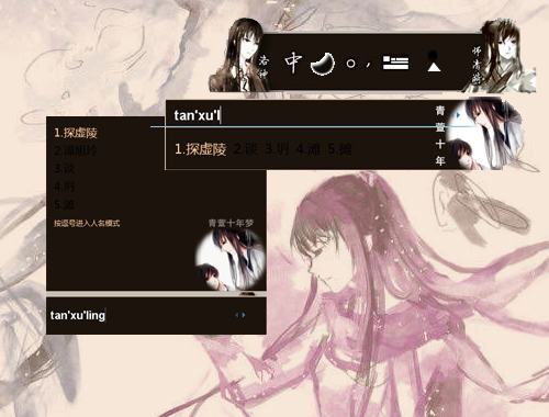 皮肤预览