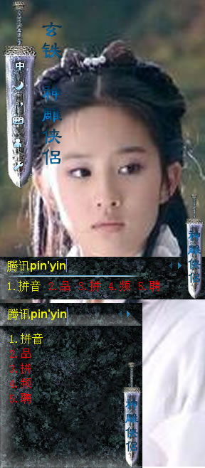 皮肤预览