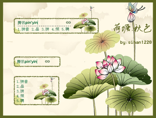 皮肤预览