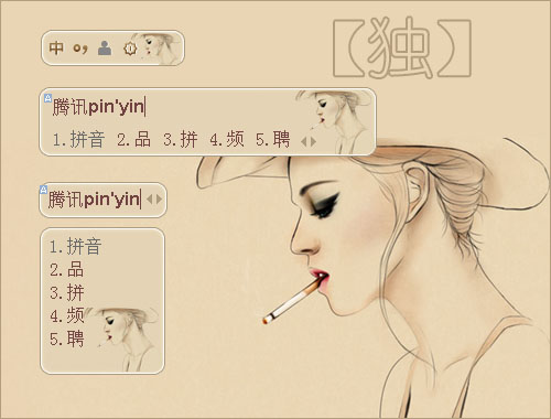 皮肤预览