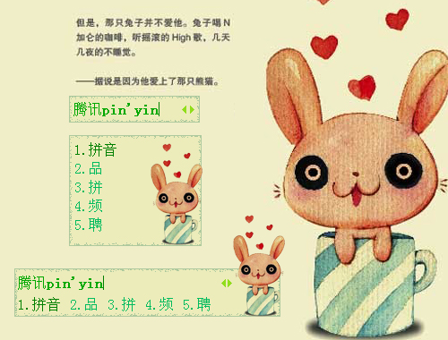 皮肤预览