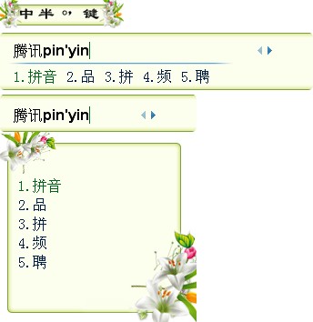皮肤预览