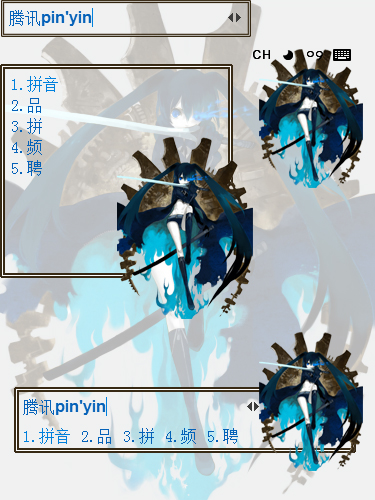 皮肤预览