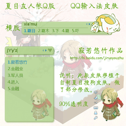 皮肤预览